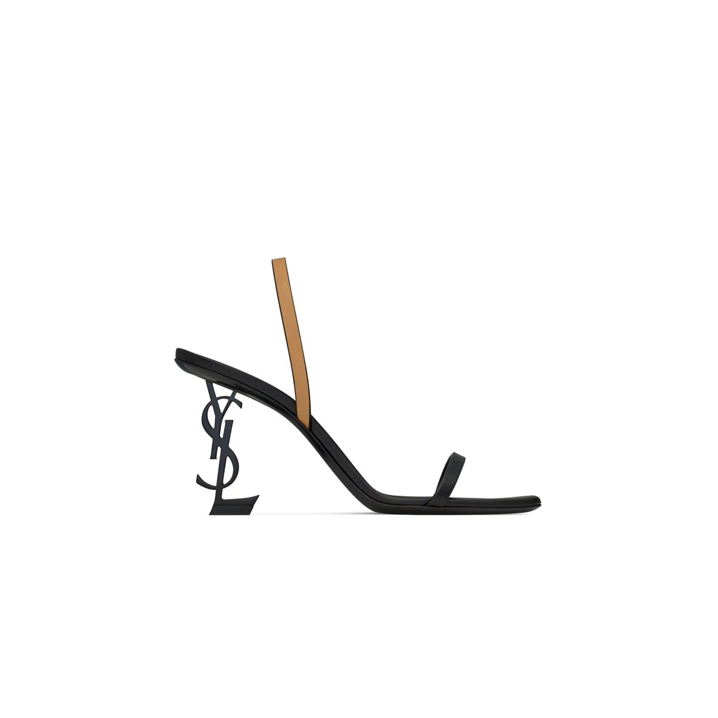 YSL OPYUM SLINGBACK SANDALS IN SMOOTH LEATHER 786512AADX71063 YSL OPYUM SLINGBACK SANDALS IN SMOOTH LEATHER 786512AADX71063